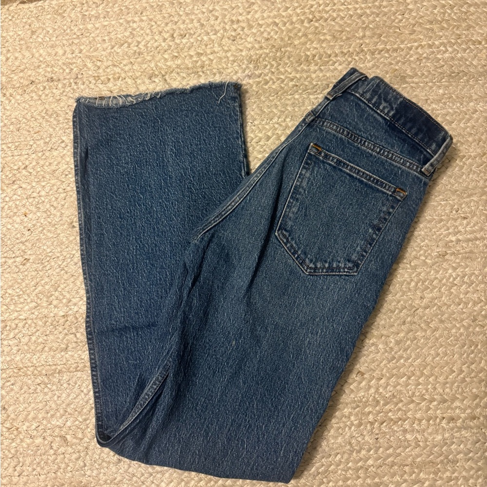 - Abercrombie ultra straight high-rise jeans